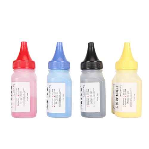 Toner Refill Kit, 4-Pack Color Cartridge Set with Chips, Compatible with 215A 215X Printer Series, High Yield 2300 Pages, PVC PCB Material