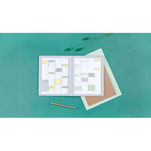 Bravestorming MoverBook Grey, Magnetic Memo Brick Organizer Art Supplies for School, Parenting and Office Projects and Presentations (Mover Erase Memo Brick not Included)