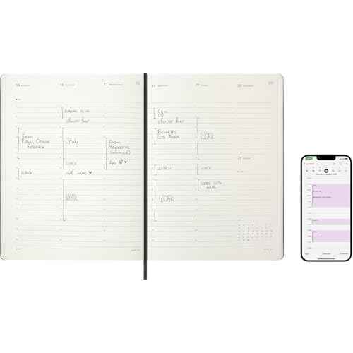 Moleskine 12 Month 2026 PRO Smart Weekly Vertical Planner, Hard Cover, XL (7.5" x 9.5") Black: Compatible with Moleskine Smart Pen (Smart Set Sold Separately)