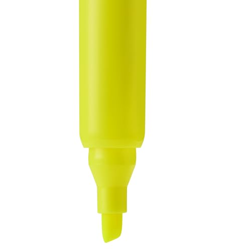 Amazon Basics Assorted Tank Style Highlighters with Chisel Tip - 12 Pack