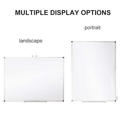 XIWODE Magnetic Dry Erase Board 24x36 Inches, Aluminum Frame Whiteboard for Wall, Durable Writing Surface for Office, Classroom & Home Use