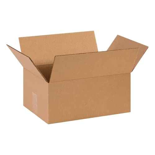 AVIDITI Shipping Boxes Medium 14"L x 9"W x 6"H, 25-Pack | Corrugated Cardboard Box for Packing, Moving and Storage 14x9x6