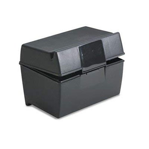 Manaloom Index Card Holder, Index Cards Storage Box Holds Up To 300 4x6” Cards, With Poly Card Guides A-Z, 4x6 Inch - Value Pack