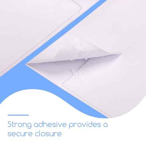 A2 Envelopes Self Seal 500 Pack - 4-3/8 x 5-3/4 White Invitation Envelopes Bulk for Postcard, Wedding, RSVP, Thank You Notes, Announcements, Greeting Cards, Photos