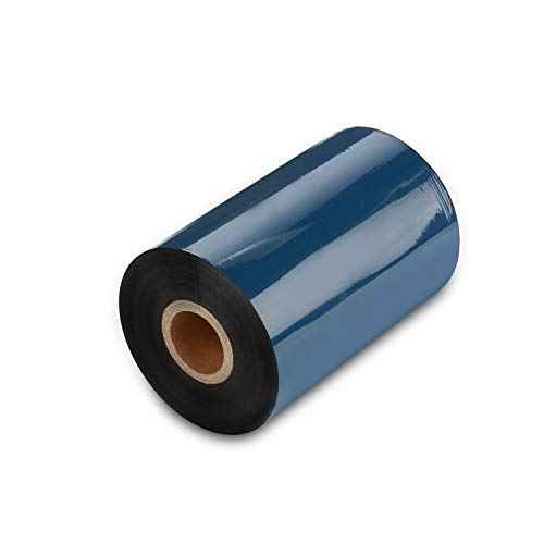Thermal Transfer Printer ribbon-1ROLL 4.33" x 1476'/110mm x 450m Black Wax Resin Ribbons 1"Core Ink Out for Zebra ZT410 ZT420 ZM400 Sato Datamax Tsc TEC Printer