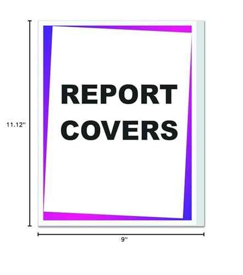 C-Line Clear Report Covers Only, Vinyl, for Use with Slide 'N Grip Binding Bars, 8.5 x 11 Inches, 100 per Box (31357) (Pack of 2)