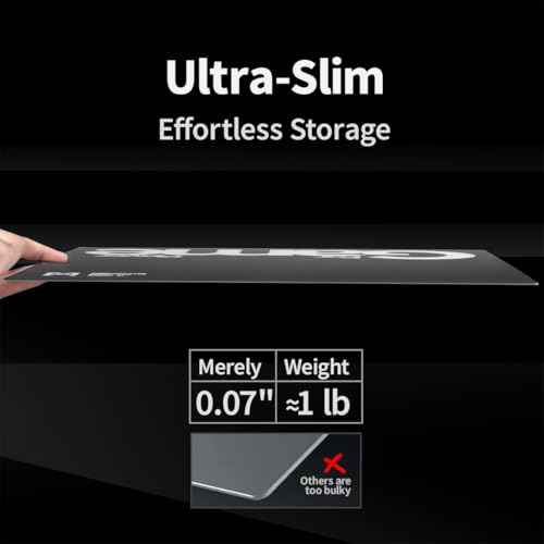 Tempered Glass Gaming Mouse Pad Ultra-Thin Desk Mat Anti-Scratch Wear-Resistant 450 * 400 * 1.8mm Large Competitive Mouse Pads Ultra-Smooth Micro-Etched Surface Anti-Slip Silicone Base (Black)