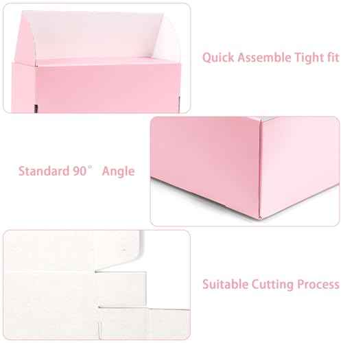 7x5x2 Pink Shipping Boxes Small, 45 Pack Corrugated Cardboard Mailer Boxes for Packaging Small Business Mailing Gift
