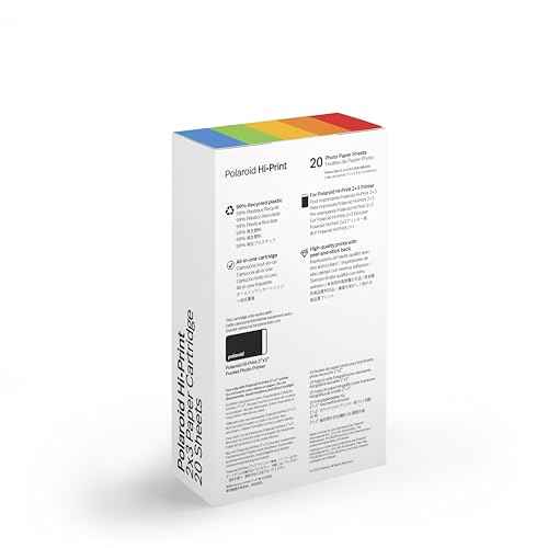 Polaroid Hi-Print Paper - 2x3 Photo Paper Cardridge - 20 Photos (6355)