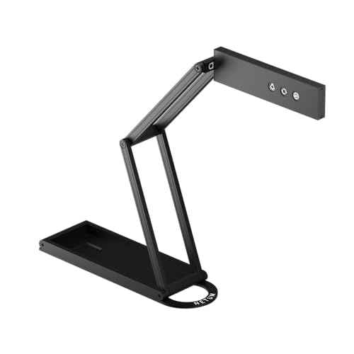 NETUM Document Camera & Webcam 4K with Microphone USB Visualizer 3-Level Touch LED Auto-Focus Image Invert Fold-able for Windows Mac OS Linux - Remote Teaching & Live Demo (SD-1300)