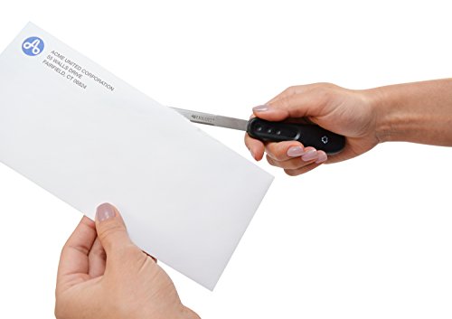 Westcott KleenEarth Recycled Letter Opener 9-Inch Black - Eco-Friendly Office Tool