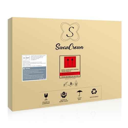 S SWANCROWN 2 in 1 Combo Board Magnetic Whiteboard & Felt Board,Dry Erase Board Bulletin Board Vision Board for Wall,Home,School,Office,24x18inches
