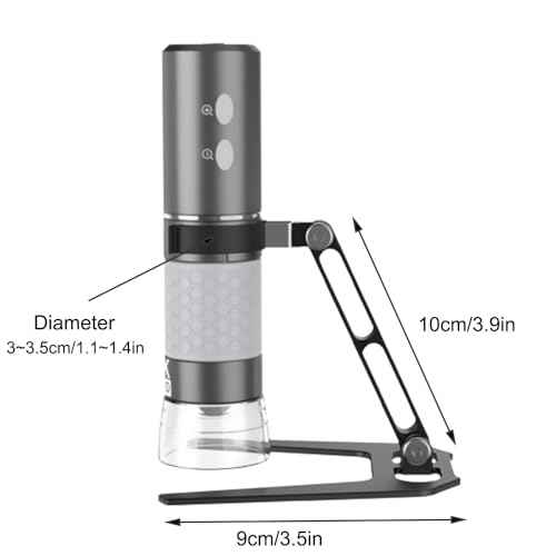 Simplified Metal Bracket for Digital Microscope, Adjustable Aluminum Alloy Stand Mount for USB Microscope/Wireless Microscope (Bracket Only)