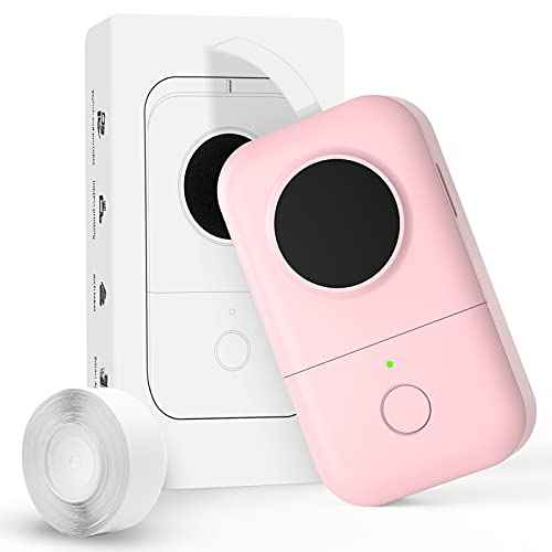 Label Maker, Compact and Portable Bluetooth Label Maker Machine with Tape, Wireless Mini Label Makers with Multiple Templates for Organizing Office Home