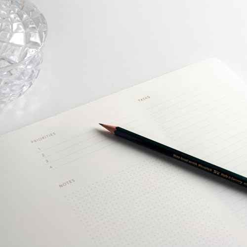 Elegant To Do List Notepad with Mouse Pad Feature, 3 Pack, 11.22" x 7.87", 50 Tear-Off Sheets (50 Each), Gold Foiled, Daily Planning, Eco-friendly To Do List Planner, FSC¢â Certified To Do List Notebook for Work