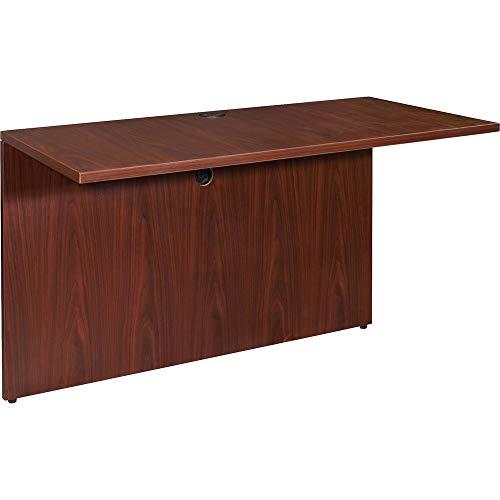 Lorell 69391 Mahogany Bridge Desk Frame 42 x 24 x 29.5 Inches