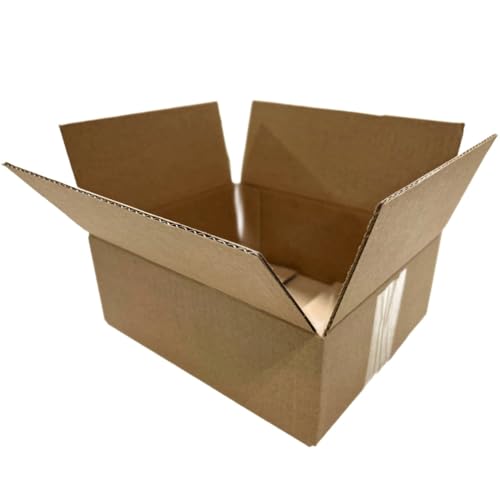 100 Pack 8x6x4 Cardboard Mailing Shipping Boxes - Corrugated Kraft Containers