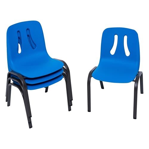 Lifetime Kids’ Stacking Chairs 4-Pack – Lightweight, Weather-Resistant