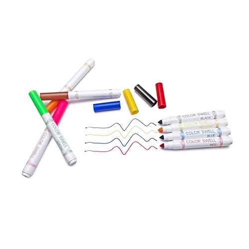 Color Swell Bulk Broad Line Markers, 288 per Pack, Skin Tone Colors, Non-Toxic Washable