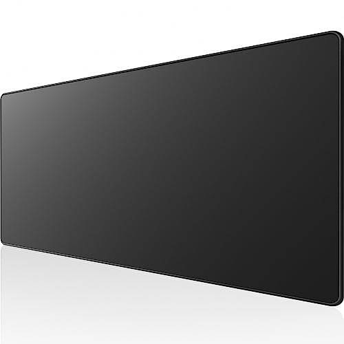KTRIO Black Stealth XL Gaming Mouse Pad Desk Mat 31.5" x 11.8" Extended