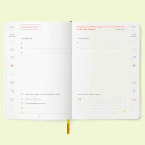 HappyMe Teen Journal - Guided Wellness Journal for Teens: Promote Happiness, Foster Mindfulness - Teen Girl or Boy Gift Diary Notebook for Positive Habits, Self-Discovery (Yellow)