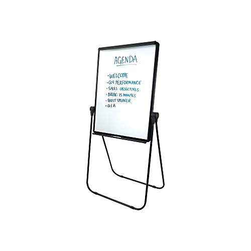 Staples Whiteboard/Flip Chart Easel, Black Frame