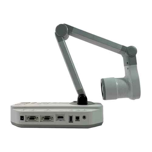 Epson ELPDC20 Document Camera 120x Total Zoom Visualiser USB 2.0 HDMI, Bundle AC Adapter, HDMI Cable, VGA Cable (Renewed)