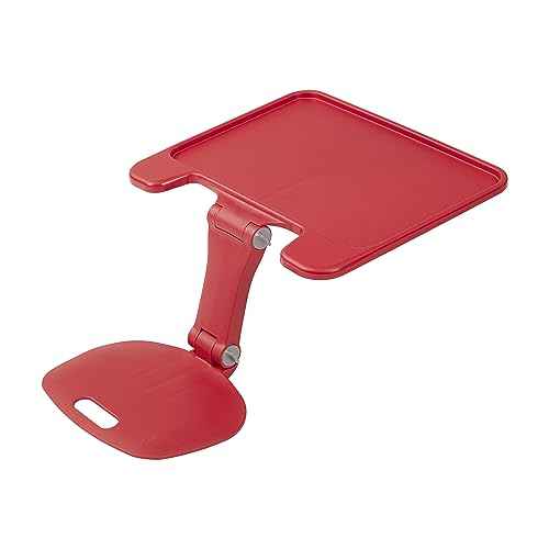 ECR4Kids The Surf Folding Portable Lap Desk, Large, Flexible Seating, Red