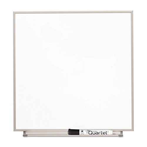 Quartet Matrix Modular Magnetic Whiteboard, 16" x 16", Includes Tray and Marker, Silver Aluminum Frame (M1616)