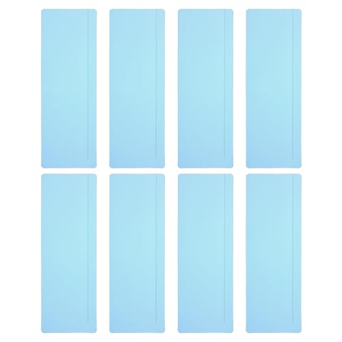 PATIKIL Sky Blue Guided Reading Strips - 8 Pack Highlight Bookmark for Focus