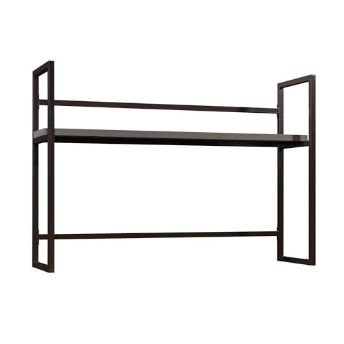 Sauder Manhattan Gate Mystic Oak Hutch for Desk 429258