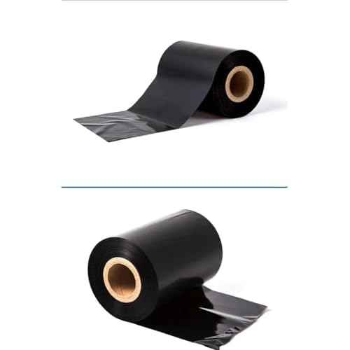 Resin thermal transfer ribbon 4.33" x 984"£¨ 110 * 300m£© print copperplate synthetic PET paper waterproof, oil resistant, scratch resistant for industrial packaging for zebra thermal printer.