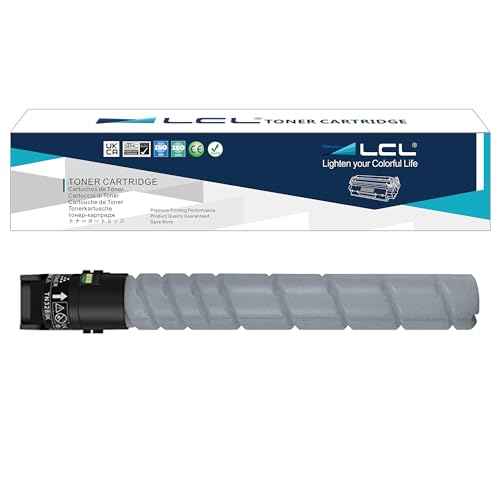 LCL TN626 TN-626 Black High Yield Toner Cartridge Replacement for Konica Minolta TN626K TN-626K ACV1130 for bizhub C450i C550i C650i Printers (1-Pack)