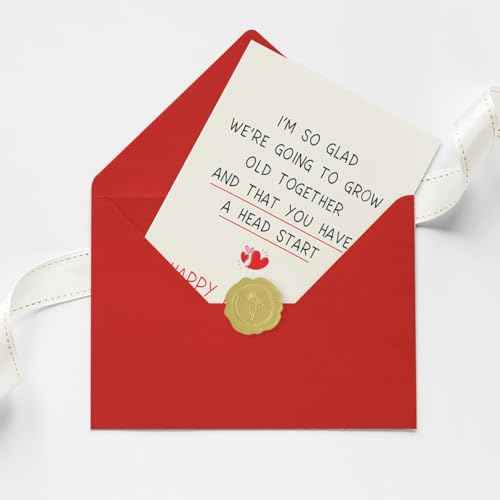 Romantic Birthday Cards for Boyfriend Girlfriend, Birthday Cards for Him Her,Funny Birthday Card for Husband Wife, Birthday Gifts for Women Men
