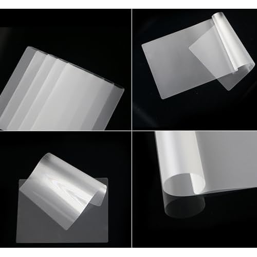 Clear Thermal Laminating Plastic Paper Laminator Sheets, 500 Pack 3 Mil Laminating Sheets, 9 x 11.5 Inch Thermal Laminating Pouches for Thermal Laminator
