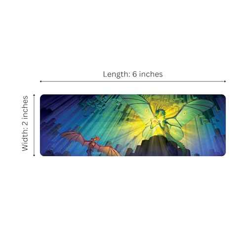 20 pcs Wings of Fire Bookmarks - from Wings of Fire Book 1-15 Author Tui Sutherland Bookmark Merchandise for Double-Sided, Durable, Waterproof Bookmark as Party Favor, Student Rewards