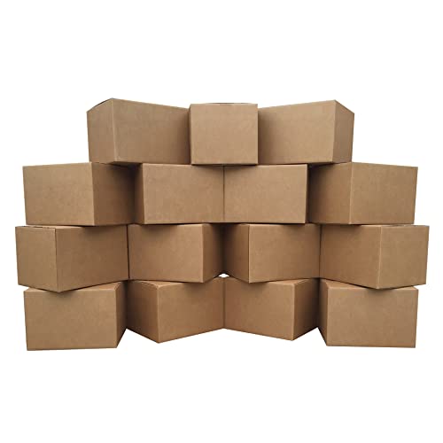 Medium Moving Boxes 18x14x12 Inches Pack of 15 - Durable Packing Storage
