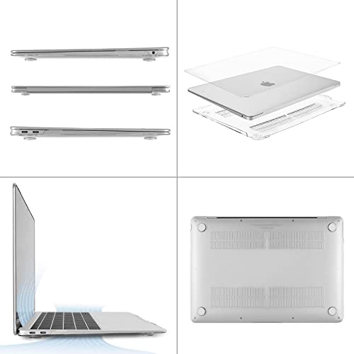 MOSISO Transparent MacBook Air 13-inch Case M1 2021 2020 2019 2018
