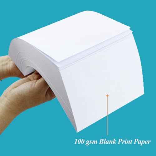 11" x 17" Blank Print Paper, 45Sheets/90Pages Blank Loose-Leaf Paper, Ledger Size Printing in Office, 100gsm Blank Paper