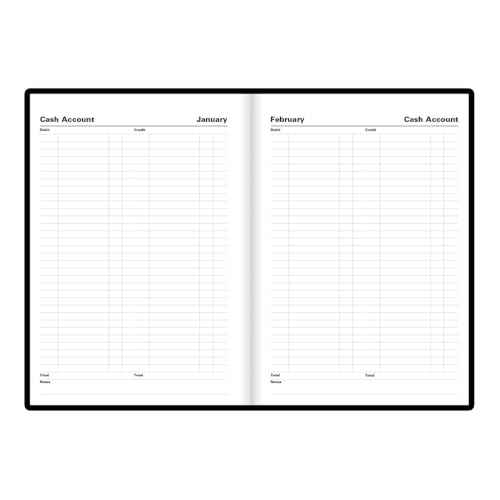 Letts of London¢ç 2026 Standard Daily Planner, 12 Months, January to December, Day-Per-Page, A5 Size, 8.25" x 5.875", Perfect Binding, Leather-Look Cover, English, Black (C10XBK-26)