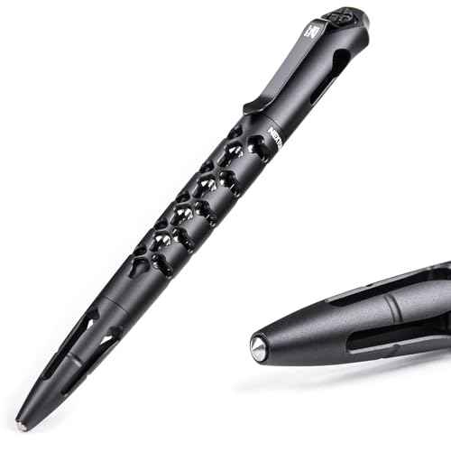 NEXTORCH NP20 Tactical Pen with Tungsten Steel Glass Breaker Tip, Self-Defence Pen Body Using Aluminium Dragon Bone Design for Writing, Tactical Defense, Emergency Defense, Emergency Escape