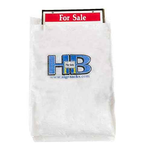 Real Estate Yard Sign Storage Bag Sack. Protect Your Car and Keep It Clean When Transporting Real Estate Signs