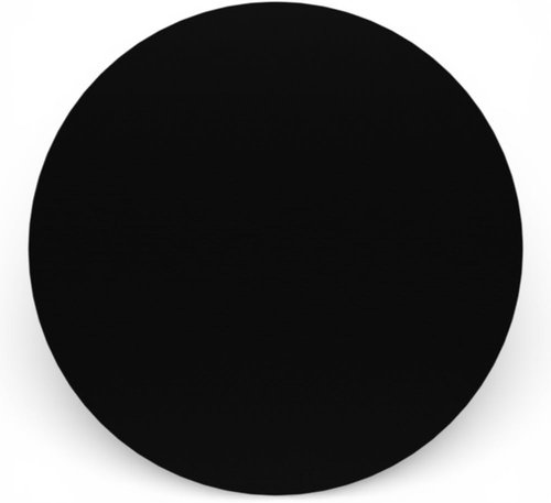 Round Commercial Table Top - Reversible Cherry/Black Laminated Design | 24-Inch Diameter for Restaurants & Cafés