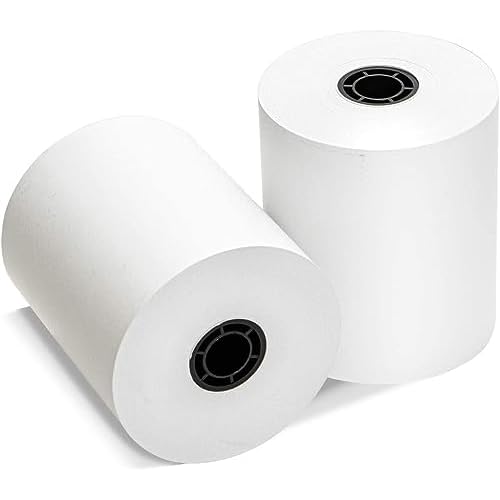 (32 Rolls) 3 1/8 x 230 Thermal Paper Receipt Rolls (Length - 180 feet & thickness - 60 GSM) fits all Clover POS Cash Register Printers Star Micronics SCP700 TSP100 TSP300 TSP400 from BuyRegisterRolls