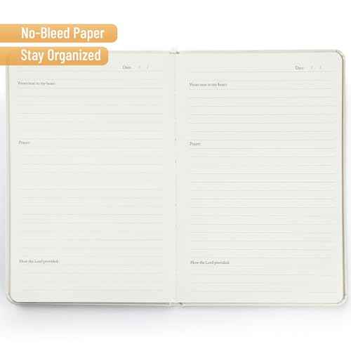 Mr. Pen- Prayer Journal for Women and Men, 8.4"x5.7", 80 Sheets, Light Beige, Bible Journal for Women, Prayer Journal for Woman, Christian Journals for Women