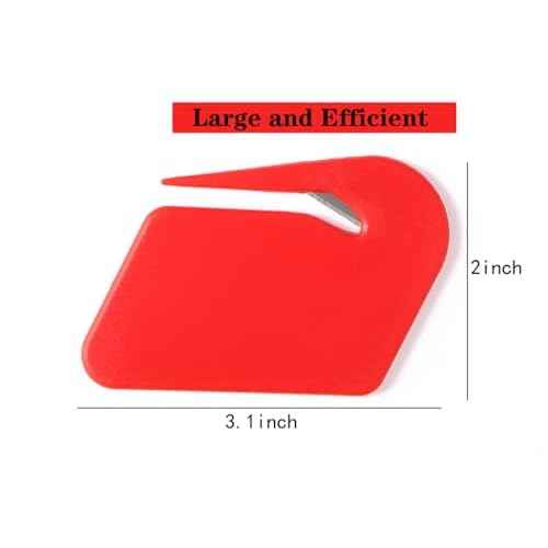 Magnetic Letter Openers - 3 Pack Envelope Slitter & Cutter, Mail Opener Blade with Magnet, Letter Opener for Women - Purple, Red, Lake Blue
