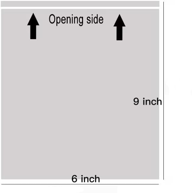 1000 Pack 6x9 Clear Shipping Envelope Pouches Waterproof Self-Adhesive Mailing Bags
