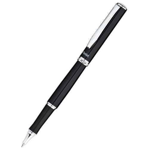 Pentel Libretto Roller Gel Pen and Pencil Set with Gift Box, Pen 0.7mm and Pencil 0.5mm, Black Barrels (K6A8A-A)