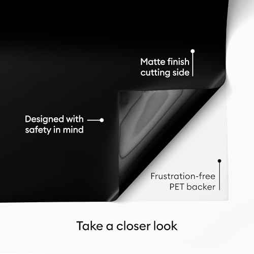 Cricut¢ç Value Permanent Vinyl, Black (12 in x 10 ft)
