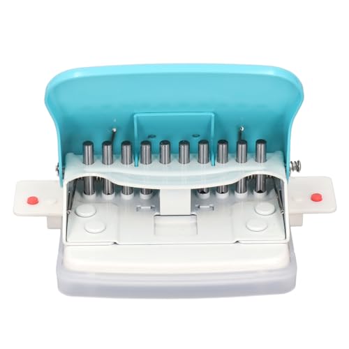 Binding Machine, Metal 10 Hole Punch Spiral Binding Machine, Easy to Use, for Making 26 Holes on B5 Paper, 30 Holes on A4, 20 Holes on A5 Book, Paper for Books, Notebooks,